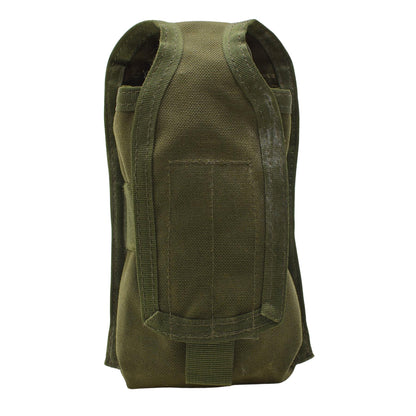 Jungtinės Karalystės PRC-112 taktinis radijo dėklas didelis MOLLE tipo alyvuogių spalvos, patvarus ir praktiškas.