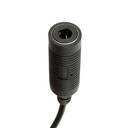 EARMOR M55 PTT Kenwood Baofeng 2-Pin radijo ausinių adapteris juodas