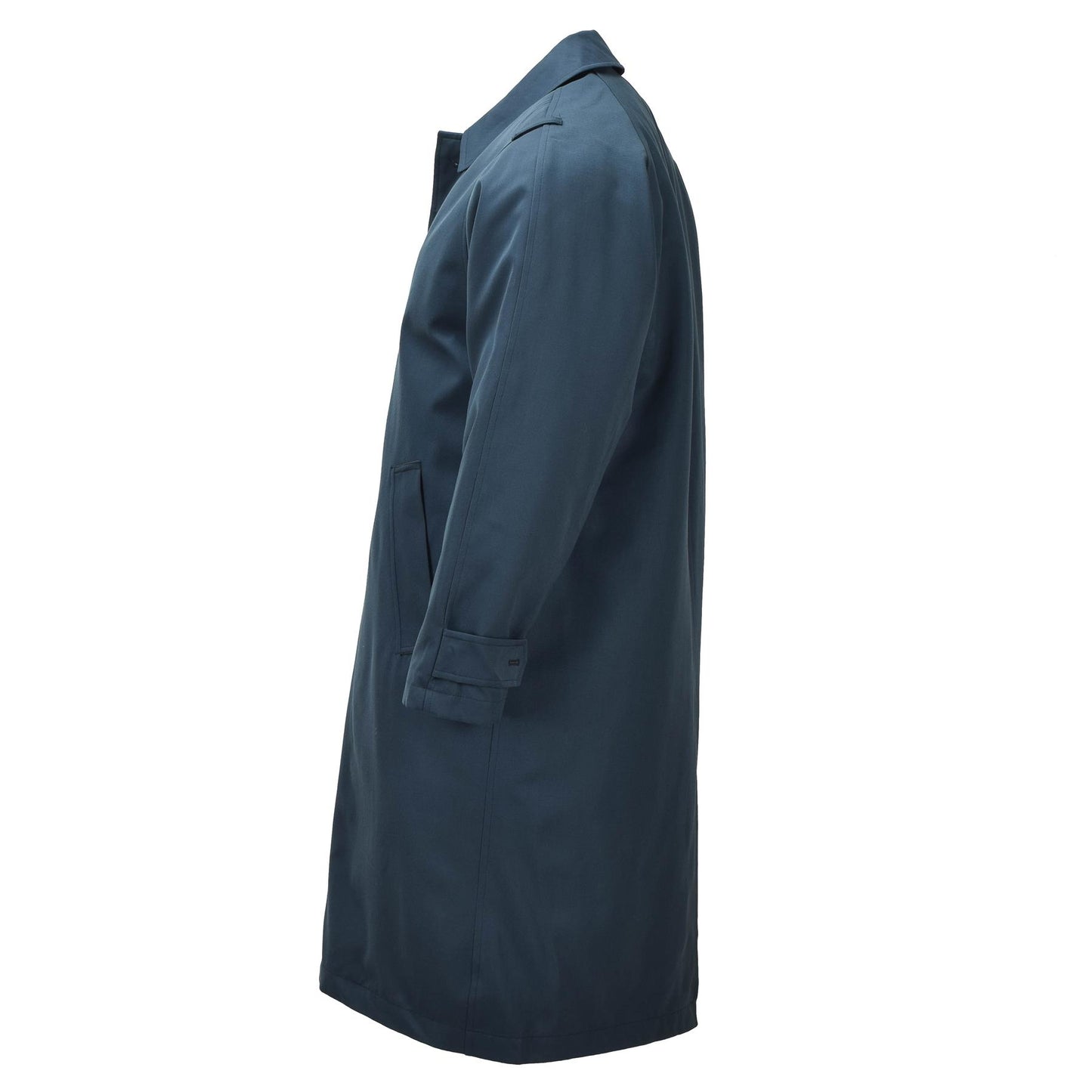 Olandijos kariuomenės ilgas tarnybinis paltas žalias