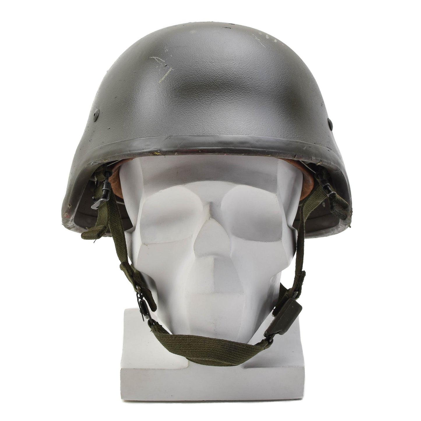 Vokietijos kariuomenės M92 balistinis šalmas iš kevlaro alyvuogių