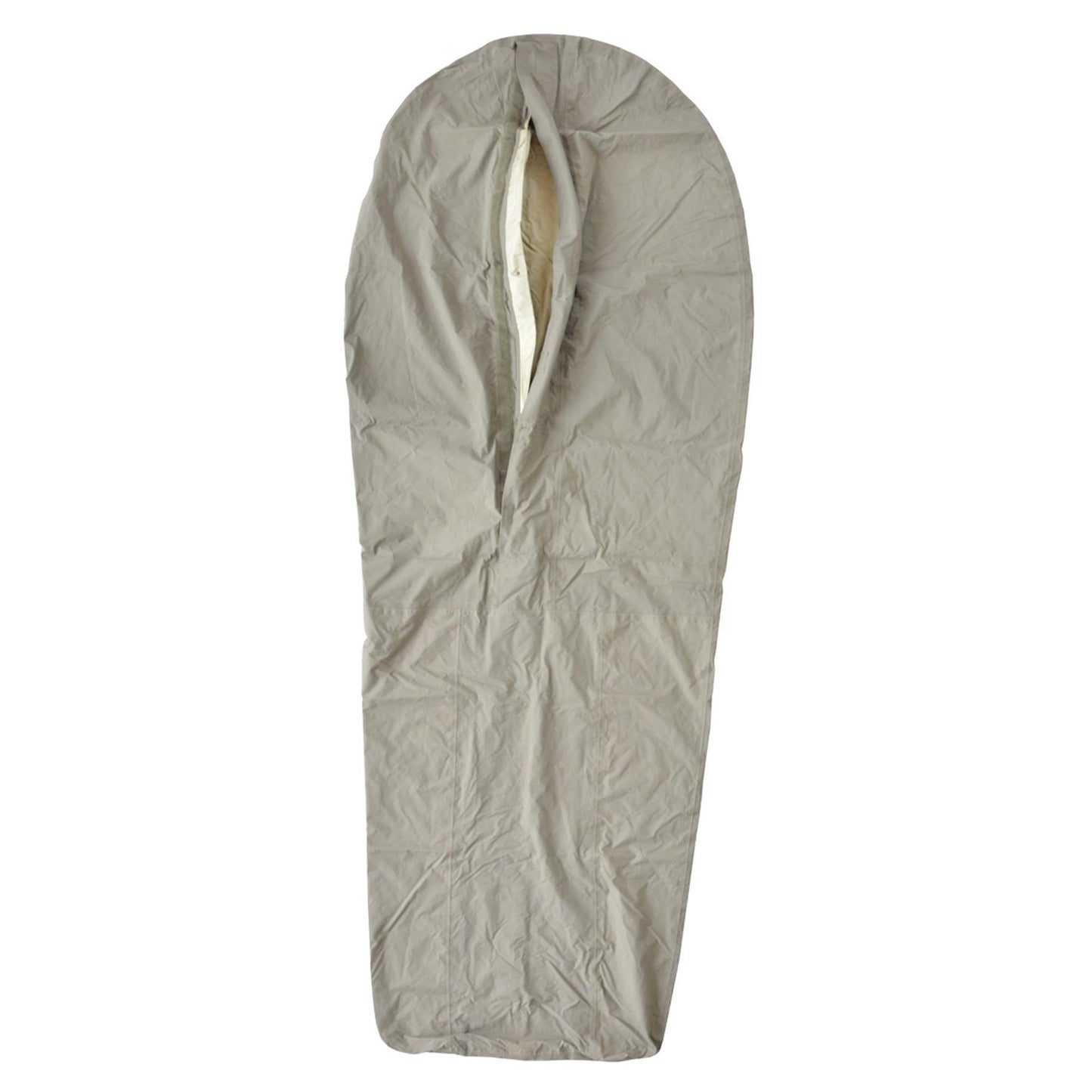 Austrijos kariuomenės neperšlampamas miegmaišio užvalkalas Gore-Tex alyvuogių spalvos, patvarus ir kvėpuojantis.