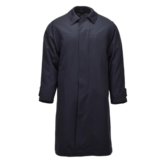 Olandijos kariuomenės ilgas proginis paltas juodas