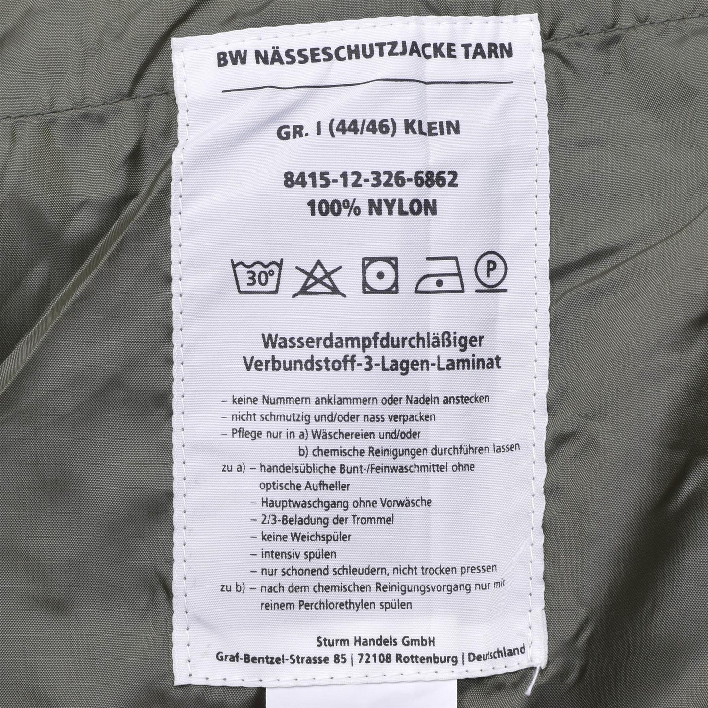 MIL-TEC Vokietijos kariuomenės lauko striukė neperšlampama Flecktarn