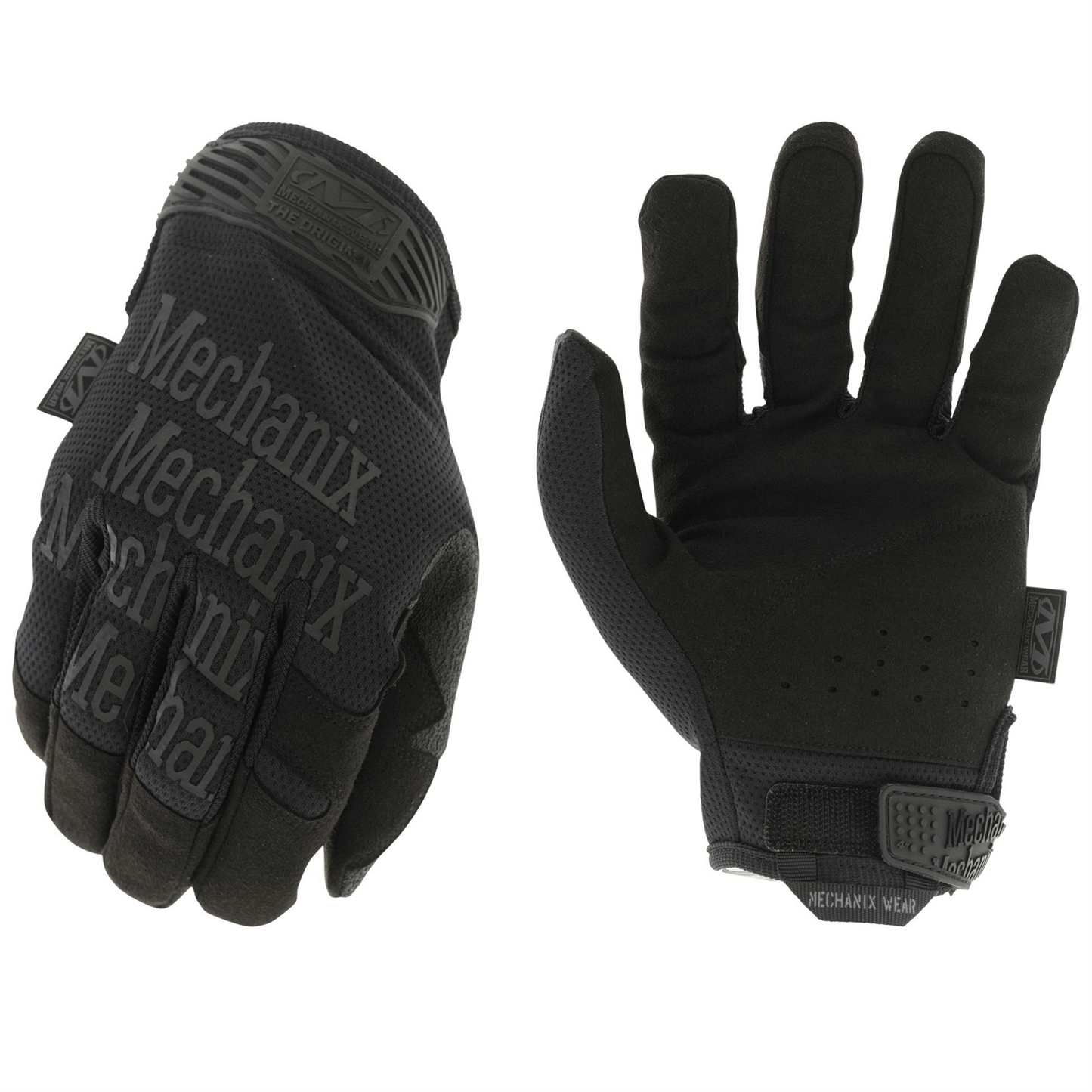 Mechanix Wear Covert Gen 3 taktinės darbo pirštinės su touchscreen funkcija juodos
