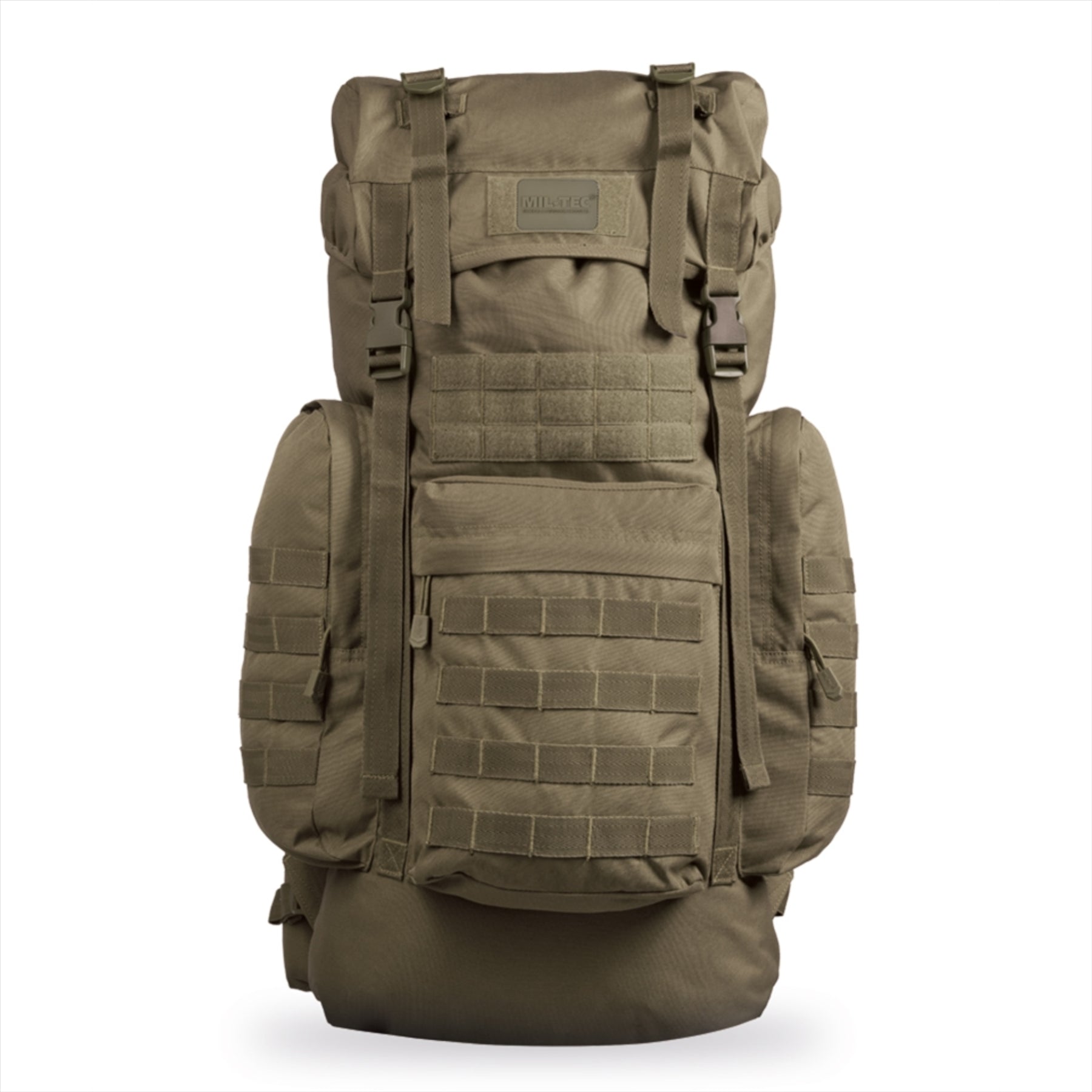 MIL-TEC GEN. II taktinė kuprinė 65L, tvirta, erdvi su reguliuojamais ir paminkštintais diržais, MOLLE sistema.