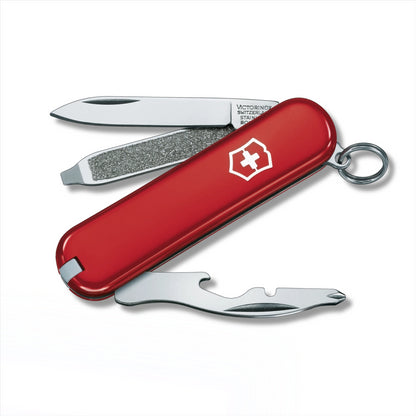 Victorinox Rally kišeninis peilis su 9 funkcijomis raudonas