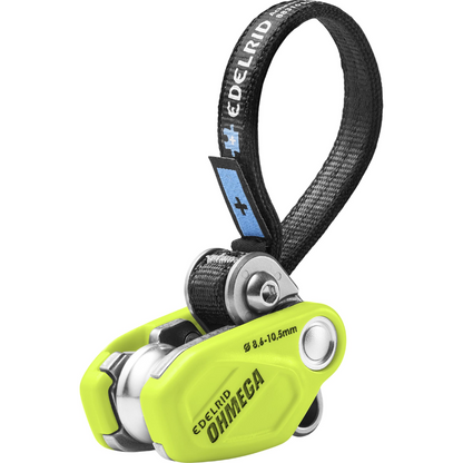 Edelrid Ohmega saugojimo stabdymo asistentas su skriemuliu 8,6–10,5 mm virvei