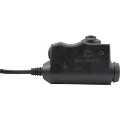 Earmor M51-MID PTT adapteris Midland radijo stotelėms juodas