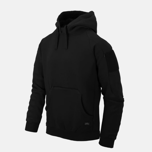 Helikon-Tex Urban Hoodie Lite Kangaroo taktinis džemperis su gobtuvu juodas