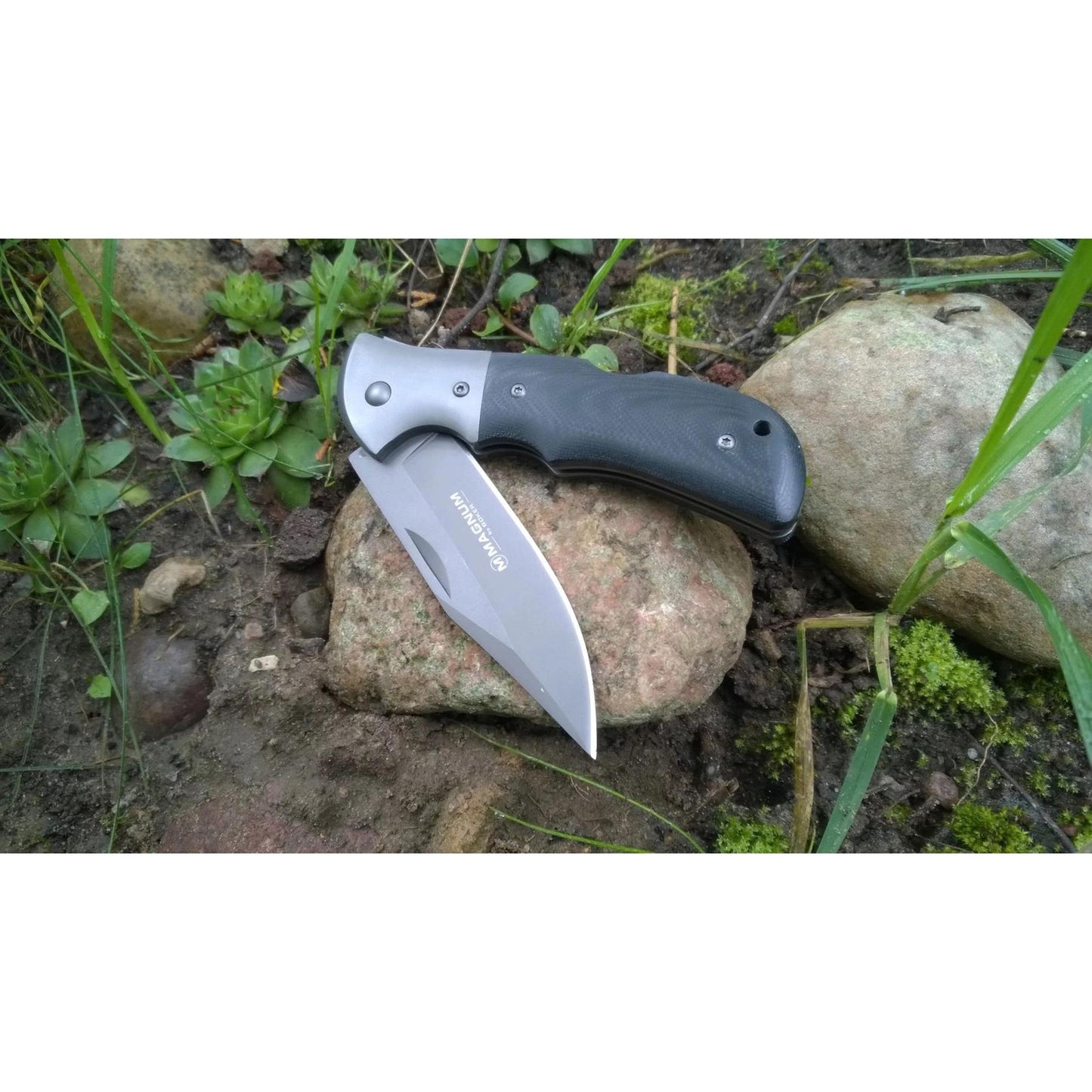 BOKER Gray Eminence taktinis sulankstomas peilis 440A plienas mikartos rankena