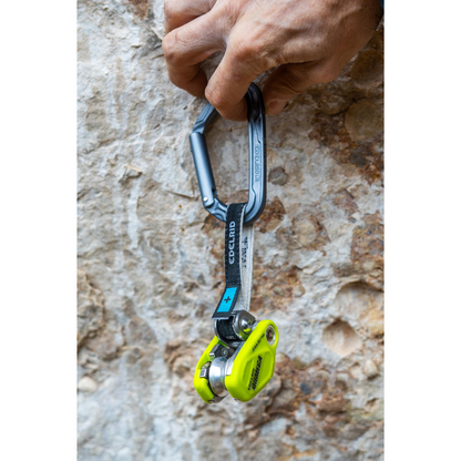 Edelrid Ohmega saugojimo stabdymo asistentas su skriemuliu 8,6–10,5 mm virvei