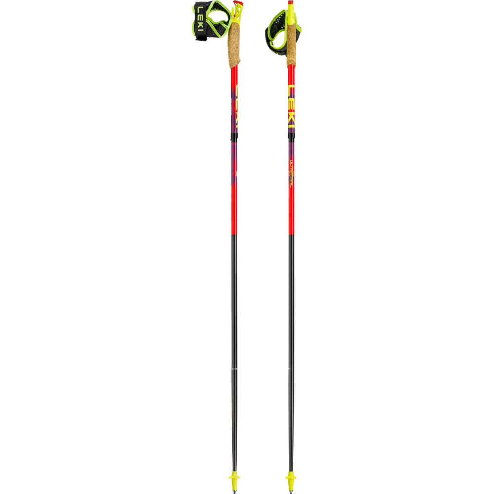 LEKI Ultratrail FX.One Carbon sulankstomos bėgimo bekele lazdos 130 cm pora