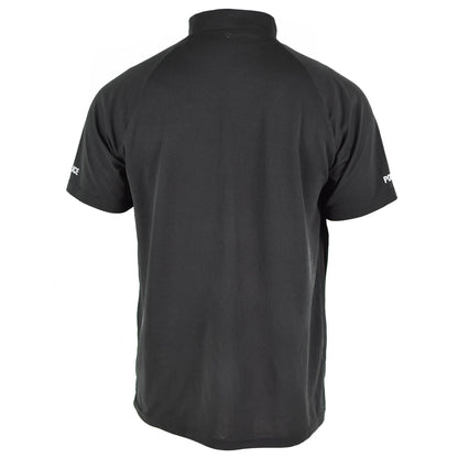 Jungtinės Karalystės policijos marškinėliai su užtrauktuku juodi