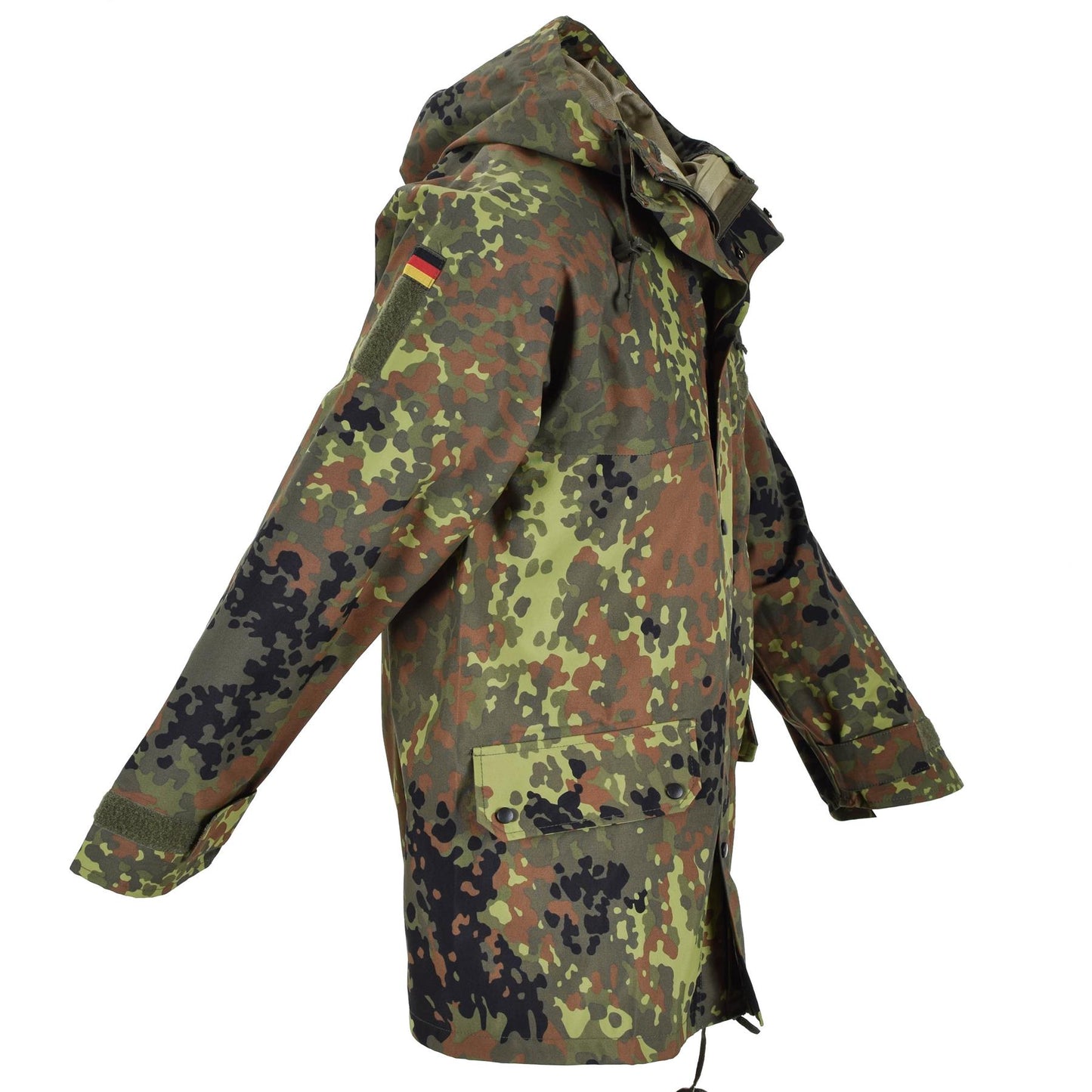 MIL-TEC Vokietijos kariuomenės lauko striukė neperšlampama Flecktarn