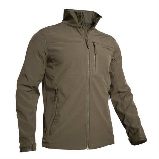 Snugpak Cyclone Softshell kvėpuojanti vandeniui atspari striukė alyvuogių