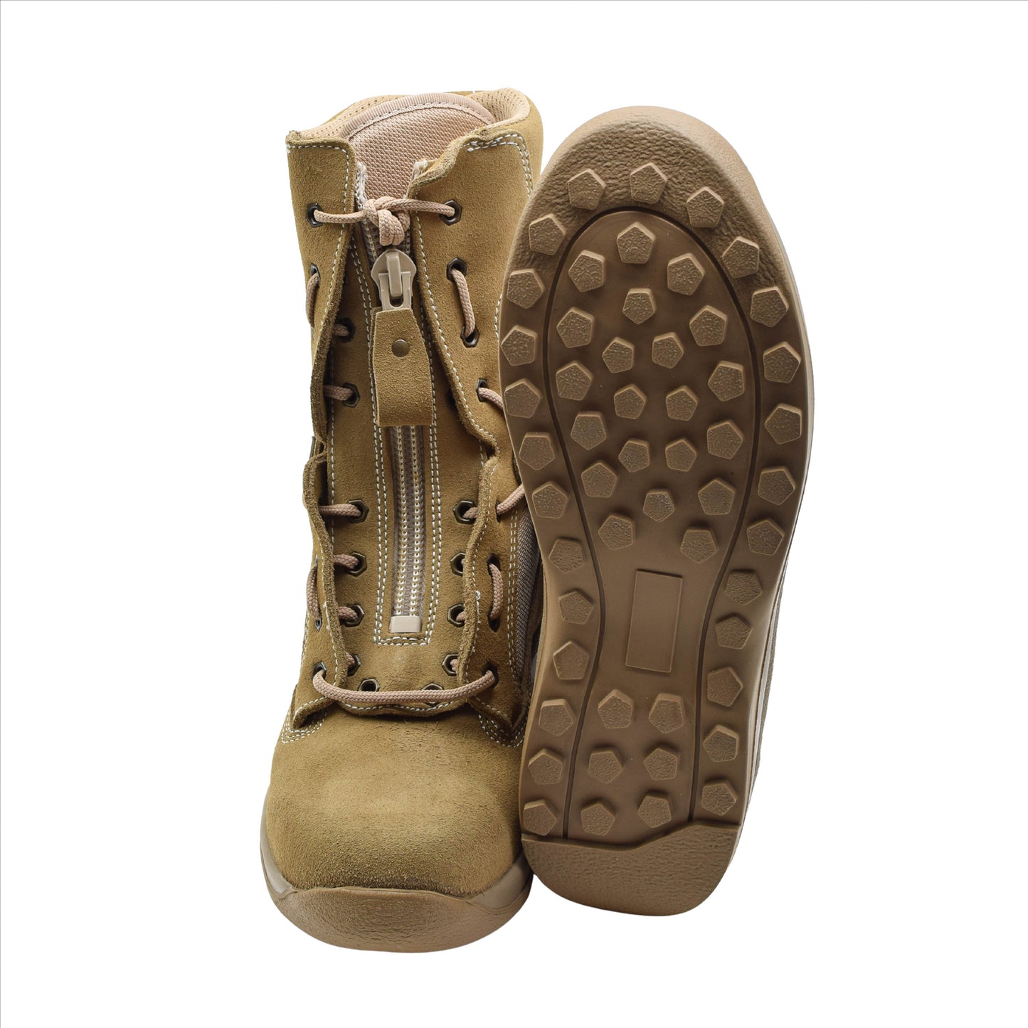 Olandijos kariuomenės oro pajėgų odiniai batai rudos spalvos