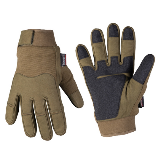 Mil-Tec žieminės taktinės pirštinės Thinsulate HiPora alyvuogių