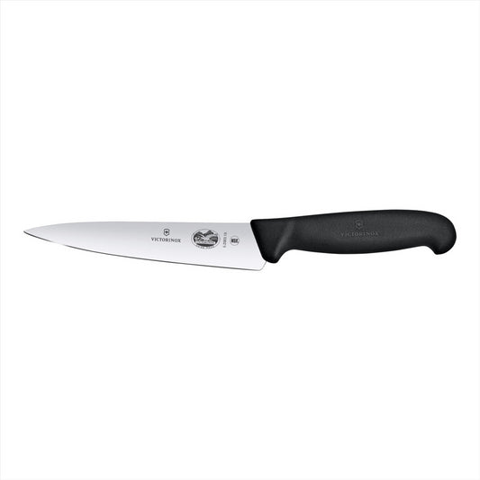 Victorinox virtuvės šefo 15.2cm fiksuotas peilis juoda