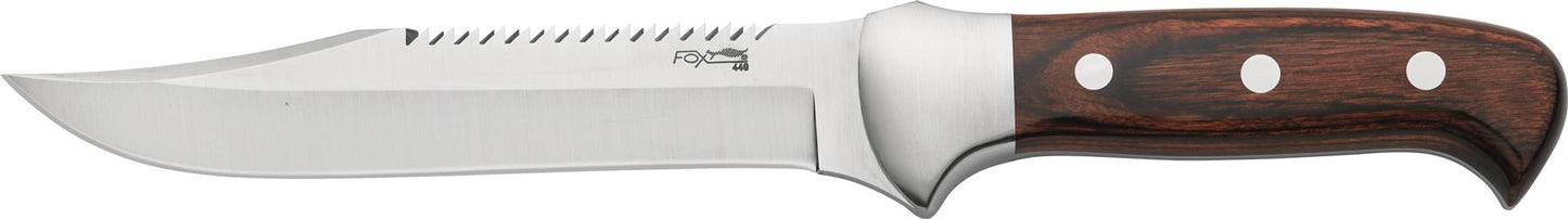 Fox Knives Forest medžioklės peilis fiksuota geležte 440C nerūdijantis plienas