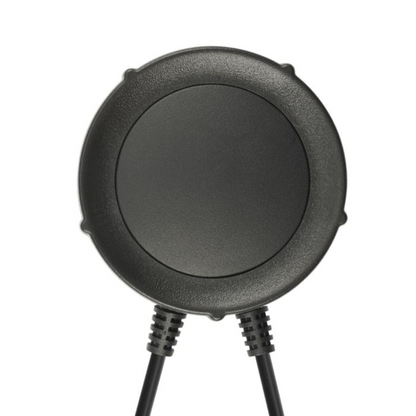 EARMOR M55 PTT Kenwood Baofeng 2-Pin radijo ausinių adapteris juodas