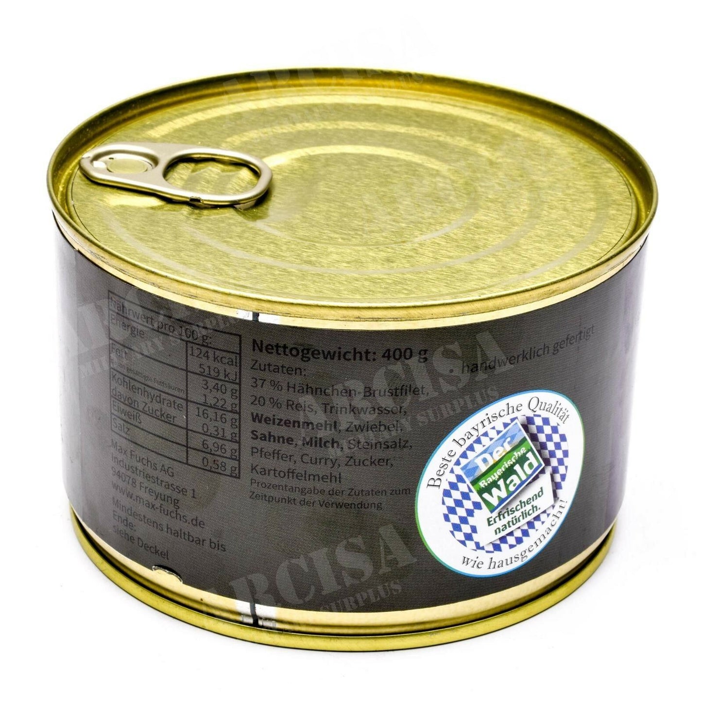 MFH Konservuotas patiekalas "Vištiena su kariu ir ryžiais" 400g