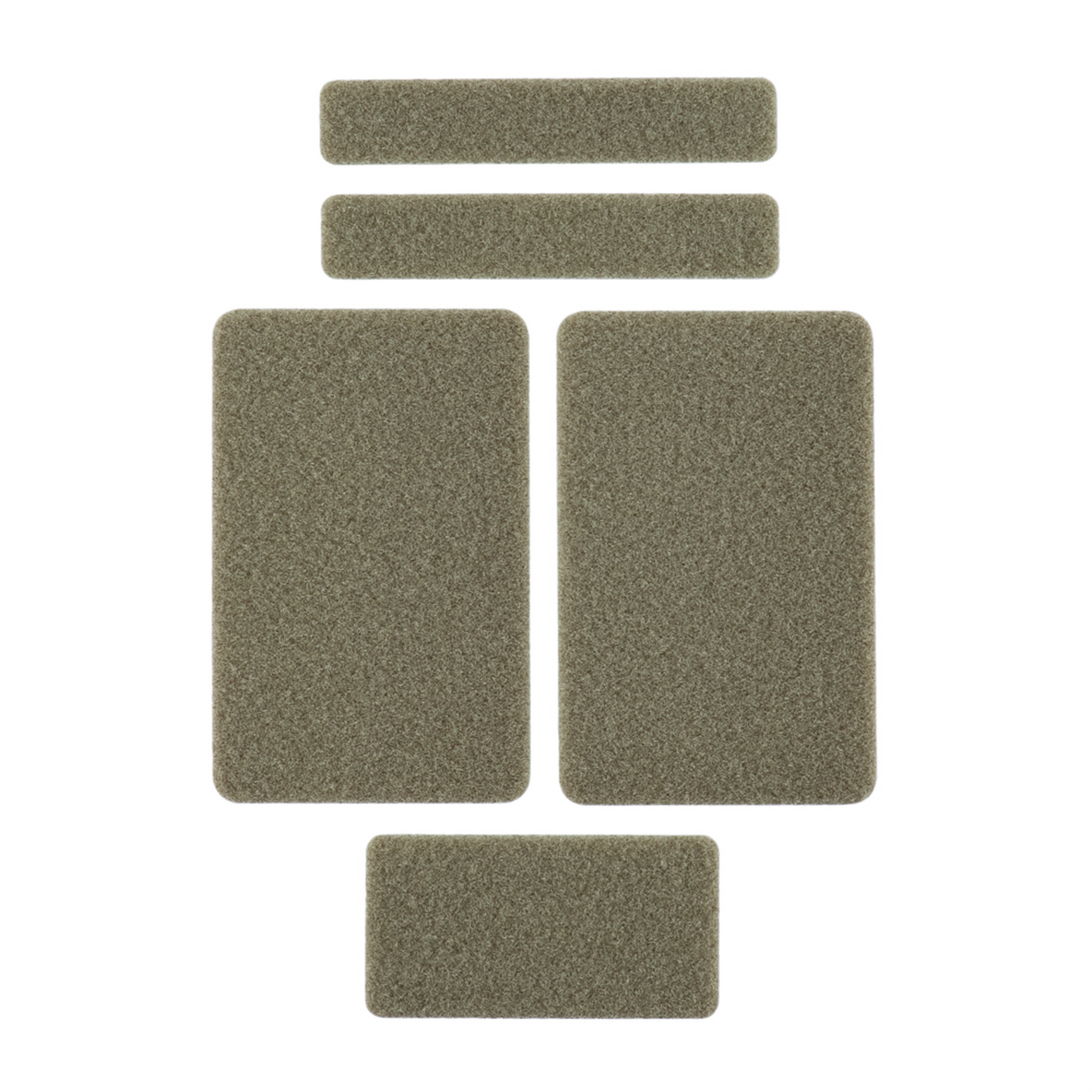 M-TAC velcro juostų rinkinys su lipniu pagrindu 5 vnt