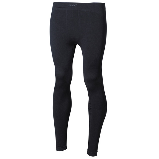 Fox Outdoor apatinės termo kelnės kvėpuojančios ir tamprios juodos