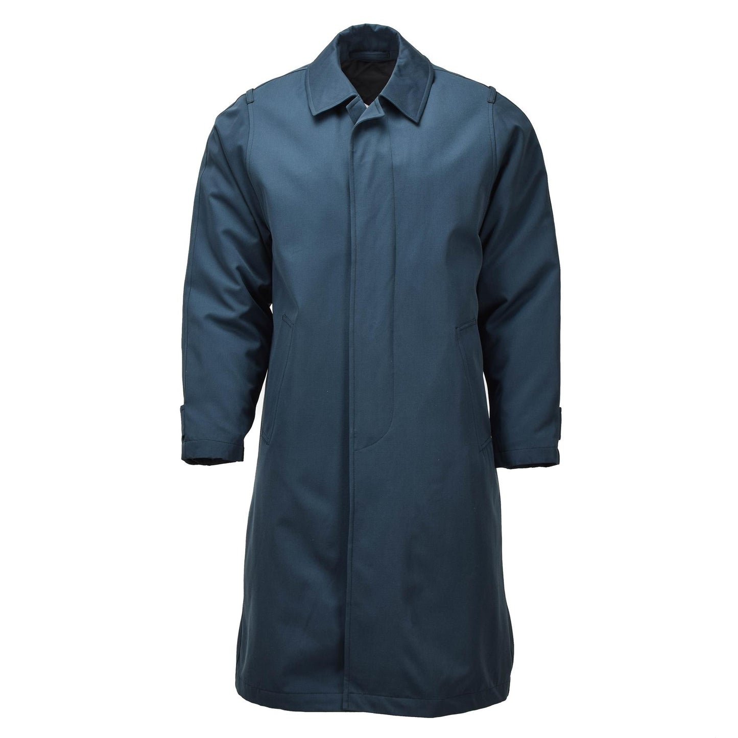 Olandijos kariuomenės ilgas tarnybinis paltas žalias