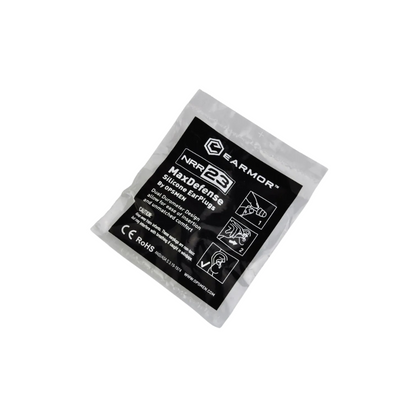 EARMOR M03 MaxDefense silikoniniai ausų kištukai NRR 23 dB žali