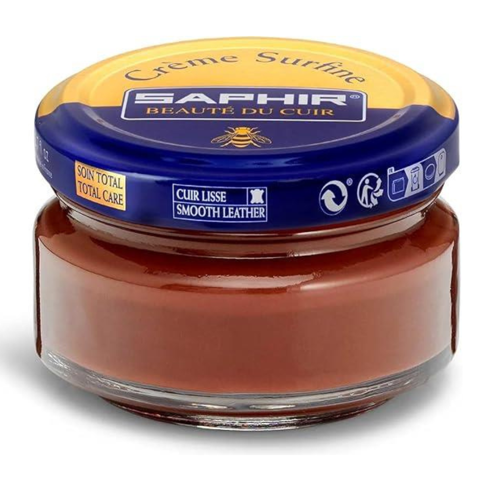 Saphir Creme Surfine batų priežiūros kremas odai 50ml rudas