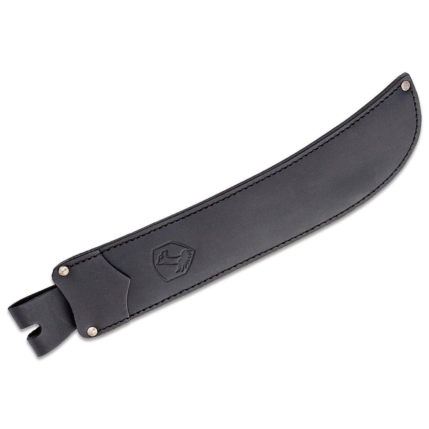 Condor Golok Machete 1075 plienas odinis dėklas juoda