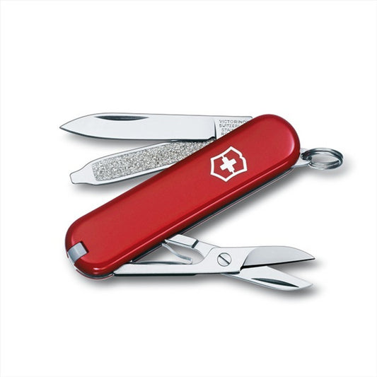 Victorinox Classic SD kišeninis peilis su 7 funkcijomis raudonas