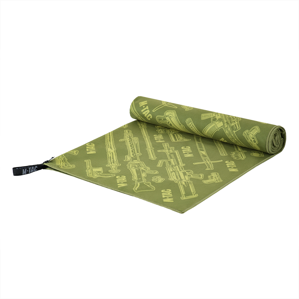 M-TAC Weapon mikropluošto rankšluostis 150x75 cm greitai džiūstantis žalias