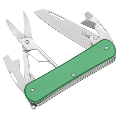 Fox Knives VULPIS FX-VP130-F4 OD daugiafunkcinis kišeninis peilis iš N690Co plieno