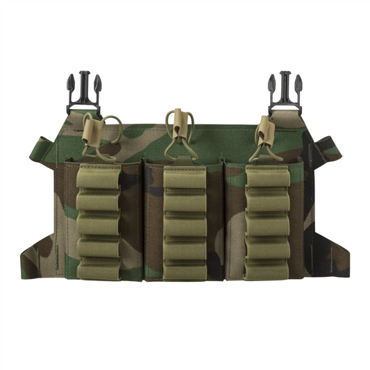 Direct Action Skeletonized dėtuvių ir lygiavamdžio šovinių dėklas Woodland