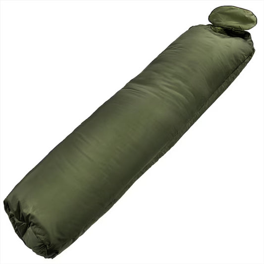 MIL-TEC TACTICAL 4 miegmaišis su Teflono danga, žalias, ilgaamžis ir vandeniui atsparus stovyklavimo miegmaišis.