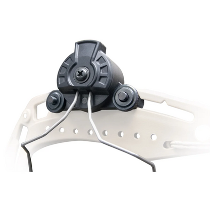 EARMOR M12 EXFIL šalmo bėgelio adapteris klausos apsaugos ausinėms juodas