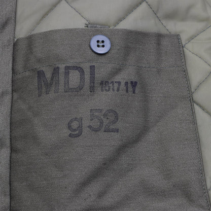 Vokietijos kariuomenės DDR vintažinis paltas alyvuogių spalvos