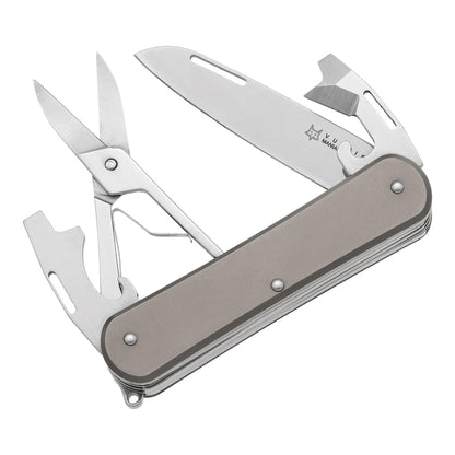 Fox Knives VULPIS FX-VP130-F4 TI daugiafunkcinis kišeninis peilis iš M390 plieno