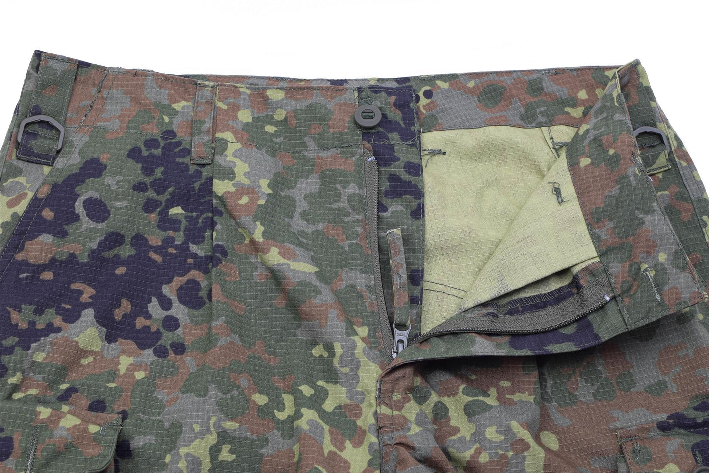 TACGEAR Vokietiejos kariuomenės stiliaus lauko kelnės Flecktarn marginimo