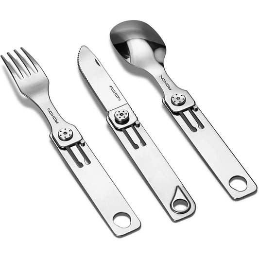 ROXON Cutlery C1 sulankstomas daugiafunkcinis įrankis šakutė šaukštas peilis