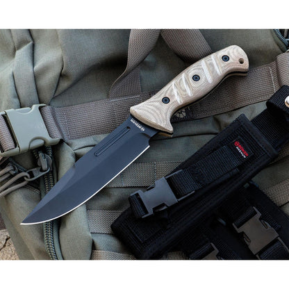 Boker Magnum Desert Warrior 2.0 fiksuotas taktinis peilis su masyviais 440A geležtės ašmenimis