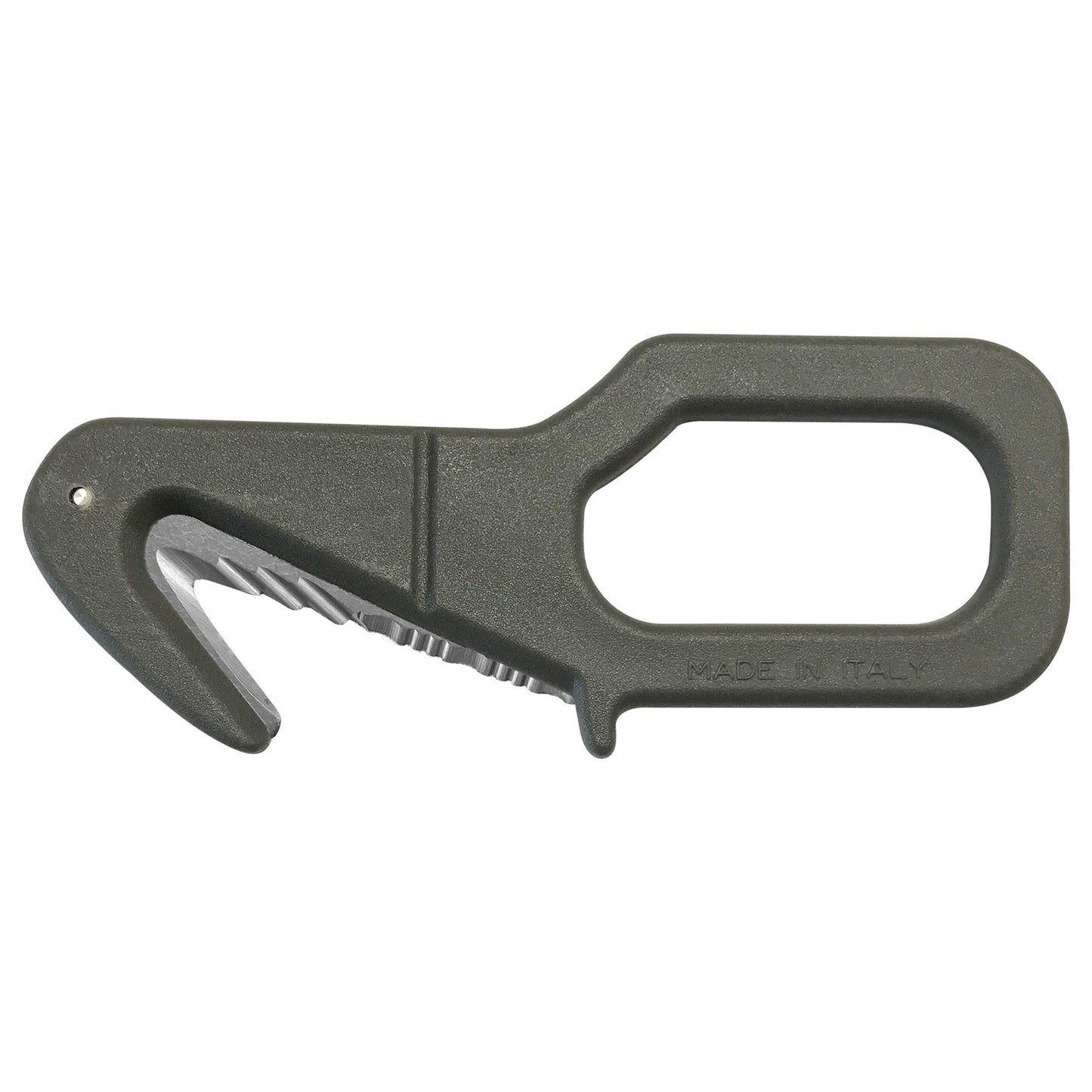 Fox Knives RESCUE EMERGENCY TOOL 640 OD gelbėjimosi peilis iš AISI 420 plieno