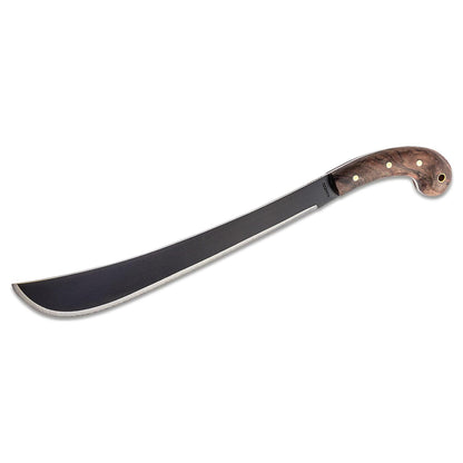 Condor Golok Machete 1075 plienas odinis dėklas juoda