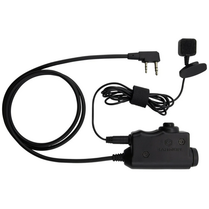 Earmor M52-KEN PTT adapteris Kenwood Baofeng radijo stotelėms juodas