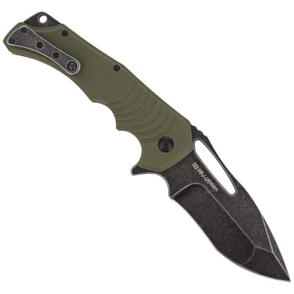 Fox Knives Hugin taktinis sulankstomas peilis 440C plienas G10 rankena