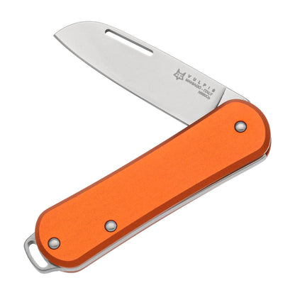 Fox Knives VULPIS FX-VP108 OR atlenkiamas kišeninis peilis iš N690Co oranžinė