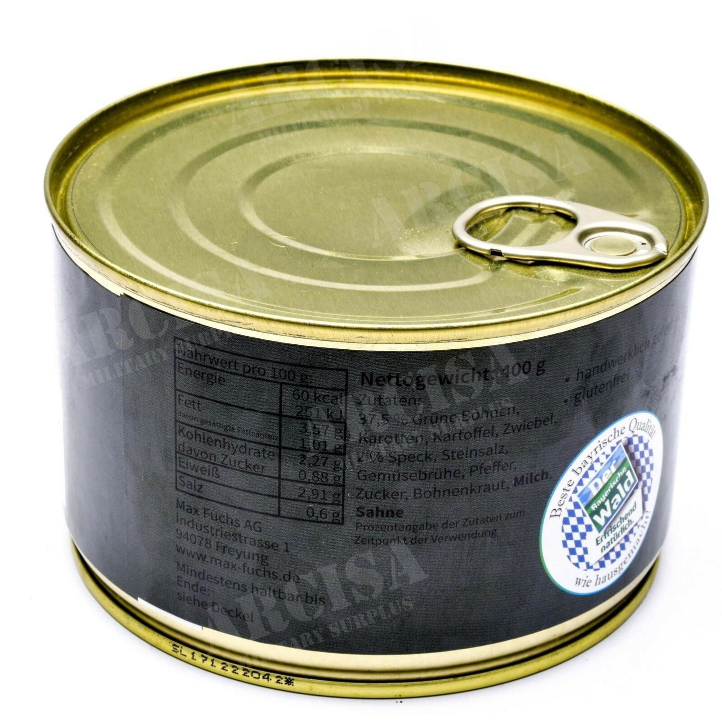 MFH Konservuotas patiekalas "Pupelių troškinys su šonine" 400g
