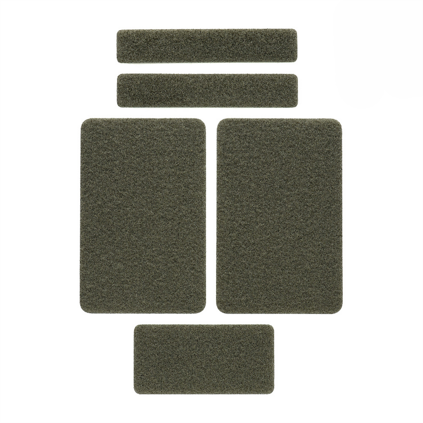 M-TAC velcro juostų rinkinys su lipniu pagrindu 5 vnt