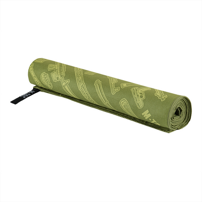 M-TAC Weapon mikropluošto rankšluostis 150x75 cm greitai džiūstantis žalias